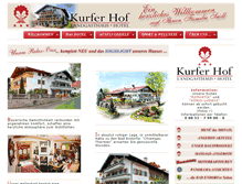 Tablet Screenshot of kurferhof.de